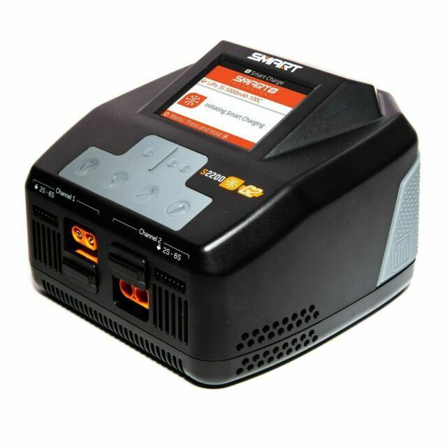 Spektrum RC S2200 G2 AC LiPo Smart Charger 200W SPMXC2010 Brand New!!