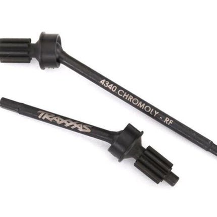 Traxxas 8062 TRX-4 Front Heavy Duty Machined Axle Shafts w/Input Gear New!!