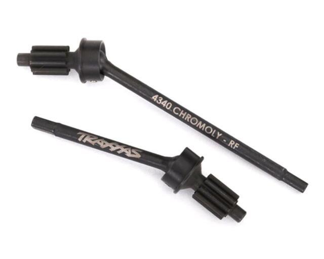 Traxxas 8062 TRX-4 Front Heavy Duty Machined Axle Shafts w/Input Gear New!!