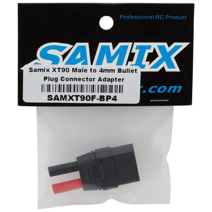 Samix XT90 Male to 4mm Bullet Plug Connector Adapter SAMXT90F-BP4