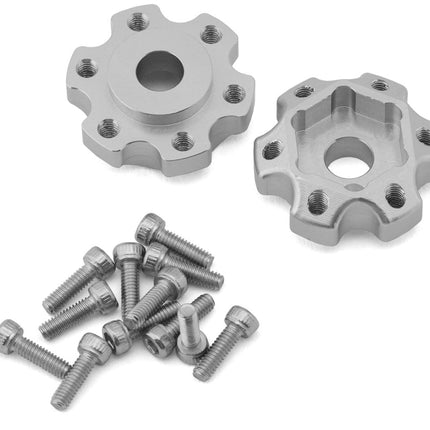 Reefs RC 12mm Hex REEFS220 "DOT" CNC-Machined Aluminum Hubs (Silver) (2) (2mm Offset) SEHREEFS220