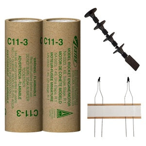 Estes Rockets C11-3 Model Rocket Engines EST10025