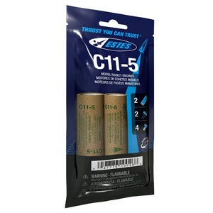Estes Rockets C11-5 Model Rocket Engines EST10026