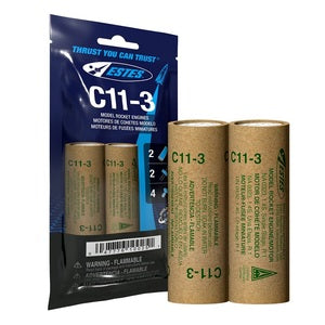 Estes Rockets C11-3 Model Rocket Engines EST10025