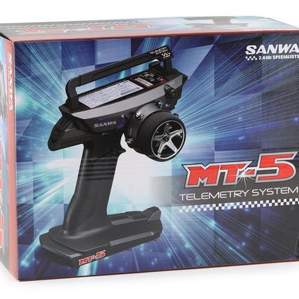 Sanwa/Airtronics 101A32661A MT-5 FH5 4-Channel 2.4GHz Radio System w/RX-493i Receiver SNW101A32661A