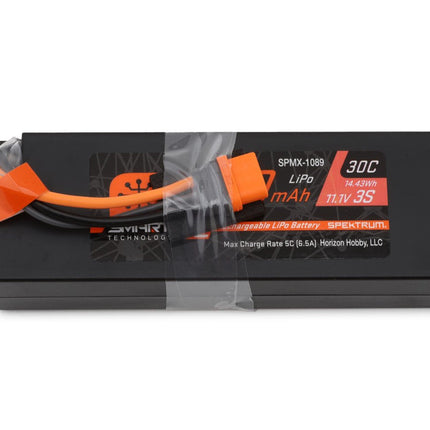 Spektrum RC 3S Smart G2 LiPo 30C Battery Pack (11.1V/1300mAh) w/IC2 Connector SPMX-1089