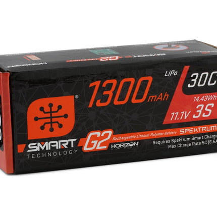 Spektrum RC 3S Smart G2 LiPo 30C Battery Pack (11.1V/1300mAh) w/IC2 Connector SPMX-1089
