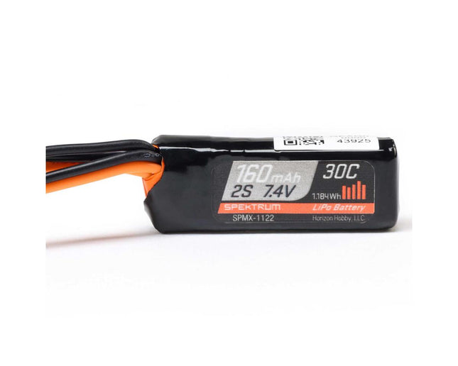 Spektrum RC Axial® SCX30 2S 30C LiPo Battery Pack (7.4V/160mAh) w/PH2.0 Connector SPMX-1122