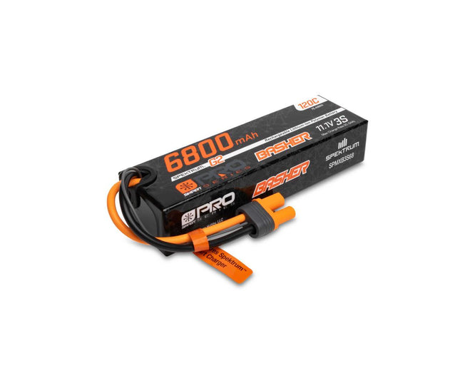 Spektrum 11.1V 6800mAh 3S 120C Smart G2 Pro Basher LiPo IC5 SPMXB3S68