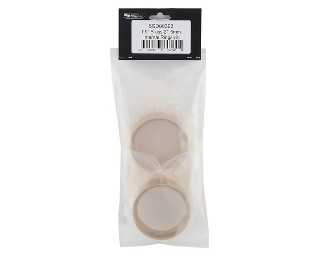 SSD RC Brass 1.9" Internal Lock Rings (2) (21.5mm) SSD00393