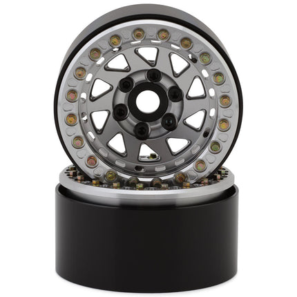 SSD RC 1.9” Bruiser Beadlock Wheels (2) w/12mm Hex Various Colors