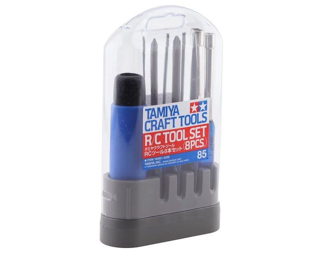 Tamiya 8-Piece Metric RC Tool Set w/Carrying Case TAM74085