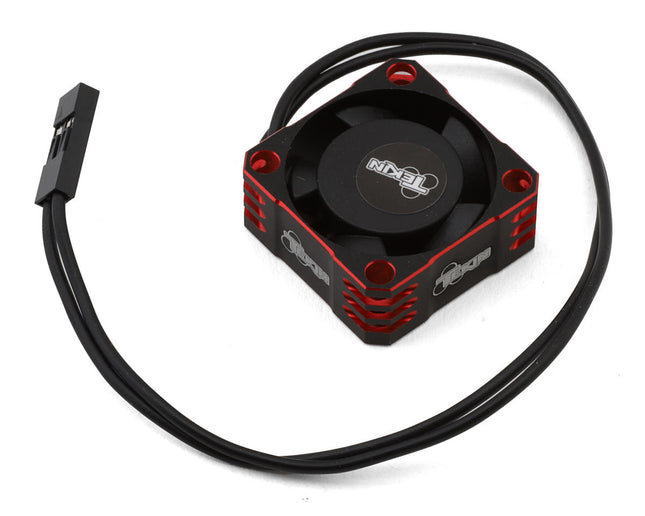 Tekin TT3859 25x25x10mm Hiflow Aluminum Cooling Fan (Black/Red) TEKTT3859