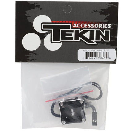 Tekin TT3860 25x25x10 Hiflow Aluminum Cooling Fan (Black/Silver) TEKTT3860