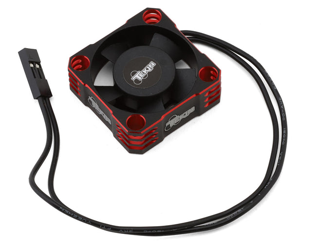 Tekin TT3861 30x30x10 Hiflow Aluminum Cooling Fan (Black/Red) TEKTT3861
