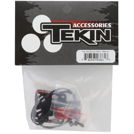 Tekin TT3861 30x30x10 Hiflow Aluminum Cooling Fan (Black/Red) TEKTT3861