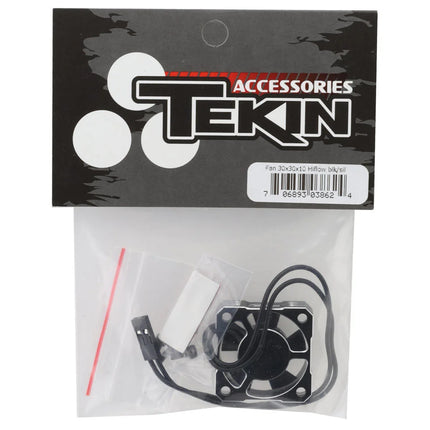 Tekin TT3862 30x30x10 Hiflow Aluminum Cooling Fan (Black/Silver) TEKTT3862