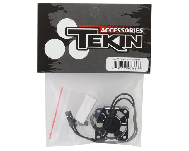 Tekin TT3862 30x30x10 Hiflow Aluminum Cooling Fan (Black/Silver) TEKTT3862