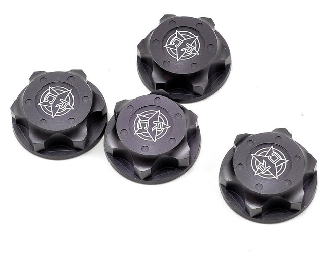 Tekno RC Aluminum 17mm Serrated Fine Thread Wheel Nut (Gun Metal) (4) TKR5116C