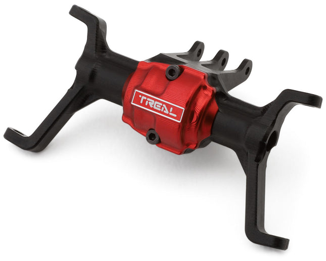 Treal Hobby X0048D6EM9 Redcat Ascent-18 7075 Aluminum Front Axle Housing Black w/C-Hubs  TLHTASCENT18-01