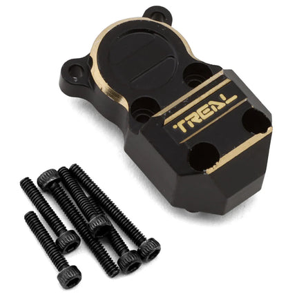 Treal Hobby X002JTICS3 Axial SCX24 Brass Differential Cover (Black) (11.2g) TLHTSCX24-01