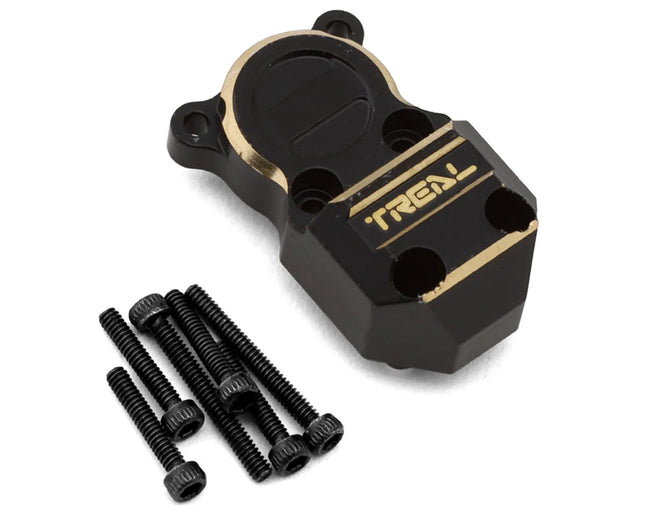 Treal Hobby X002JTICS3 Axial SCX24 Brass Differential Cover (Black) (11.2g) TLHTSCX24-01