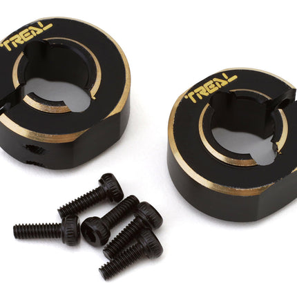Treal Hobby X003ASNIEZ  Axial SCX24 Brass Rear Counter Weights (Black) (2) (10g) TLHTSCX24-07