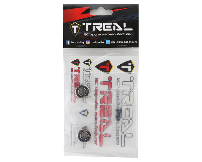 Treal Hobby X003ASNIEZ  Axial SCX24 Brass Rear Counter Weights (Black) (2) (10g) TLHTSCX24-07
