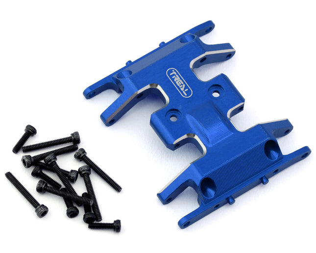 Treal Hobby X0036IE5EB Axial SCX24 Aluminum Skid Plate (Blue) TLHTSCX24-102