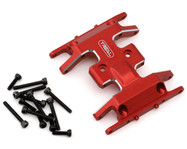 Treal Hobby X002MD0KEF Axial SCX24 Aluminum Skid Plate (Red) TLHTSCX24-14