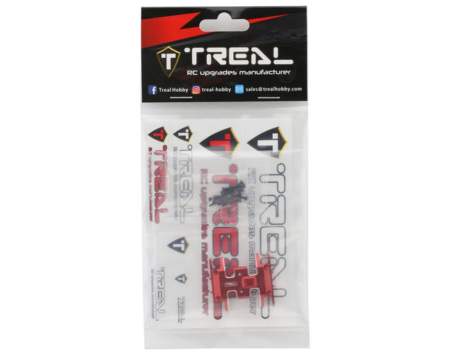 Treal Hobby X002MD0KEF Axial SCX24 Aluminum Skid Plate (Red) TLHTSCX24-14