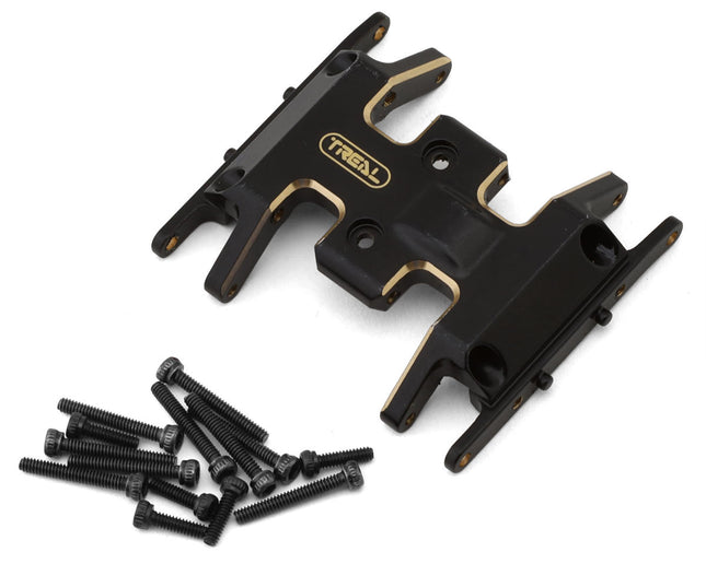 Treal Hobby X003C2HNPJ  Axial SCX24 Brass Skid Plate (Black) (13.9g) TLHTSCX24-182