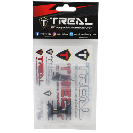 Treal Hobby X003C2HNPJ  Axial SCX24 Brass Skid Plate (Black) (13.9g) TLHTSCX24-182