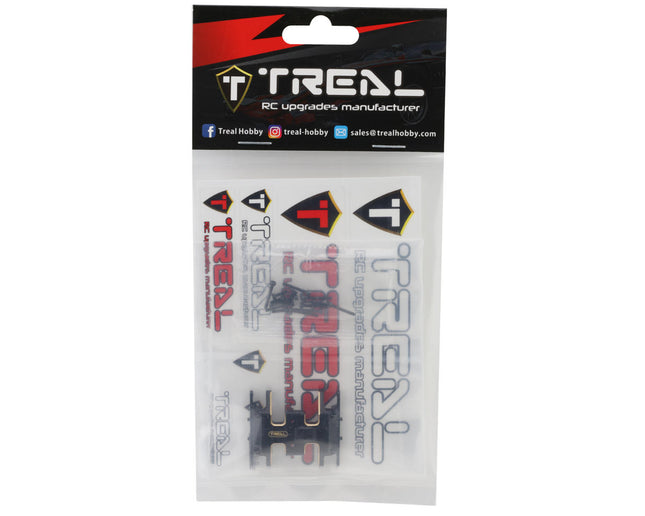 Treal Hobby X003C2HNPJ  Axial SCX24 Brass Skid Plate (Black) (13.9g) TLHTSCX24-182