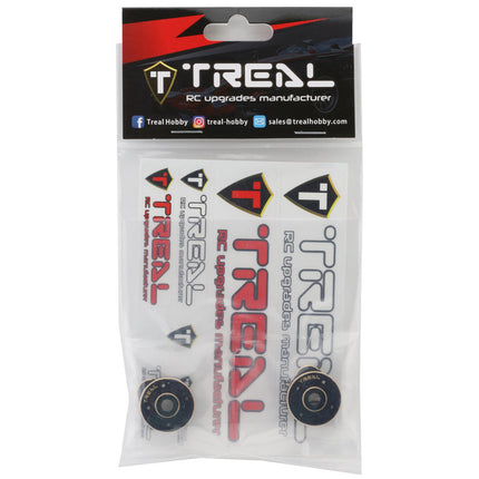 Treal Hobby X003HJ3W7Z SCX24 Brass Outer Portal Covers (2) (Black) (20g) TLHTSCX24-204