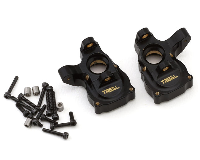 Treal Hobby X003HJGH4P Axial SCX24 Brass Inner Portal Covers (Black) (2) (11g) TLHTSCX24-205