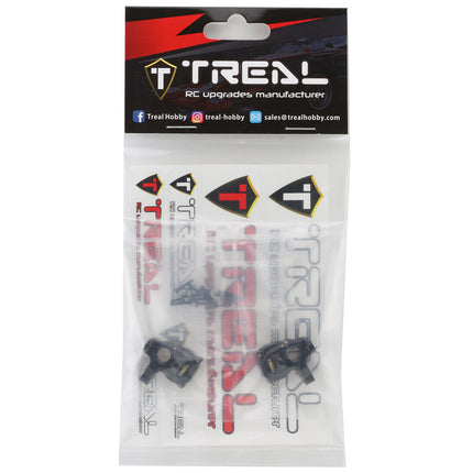 Treal Hobby X003HJGH4P Axial SCX24 Brass Inner Portal Covers (Black) (2) (11g) TLHTSCX24-205