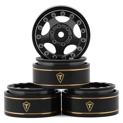 Treal Hobby Type B 1.0" 5-Spoke Beadlock Wheels (4) (22.4g) TLHTSCX24 (Various Colors)