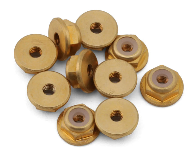 Treal Hobby B07KSGMYDC Axial SCX24 Brass Nylon Lock Nuts (2x0.4mm) (10) TLHTSCX24-95