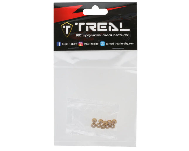 Treal Hobby B07KSGMYDC Axial SCX24 Brass Nylon Lock Nuts (2x0.4mm) (10) TLHTSCX24-95