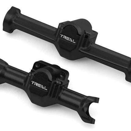 Treal Hobby Axial SCX30 7075 Aluminum Front & Rear Axle Housings Set (Black) TLHTSCX30-01