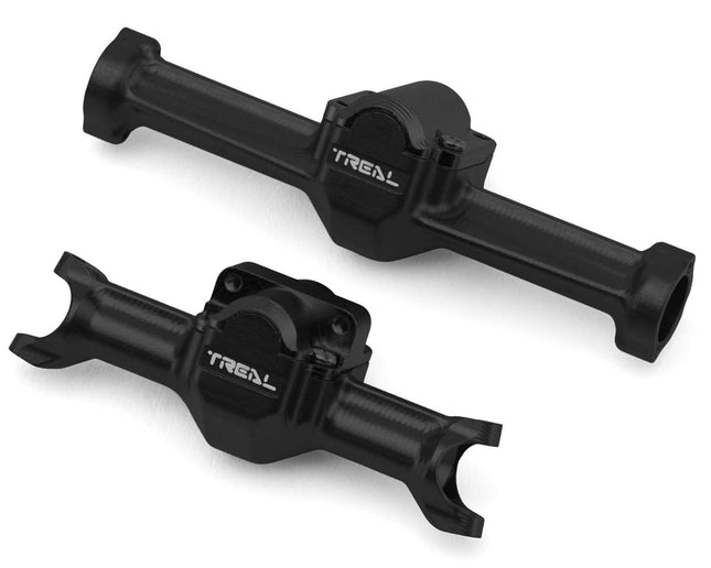 Treal Hobby Axial SCX30 7075 Aluminum Front & Rear Axle Housings Set (Black) TLHTSCX30-01