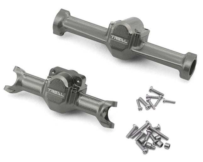 Treal Hobby Axial SCX30 7075 Aluminum Front & Rear Axle Housings Set (Various Colors)