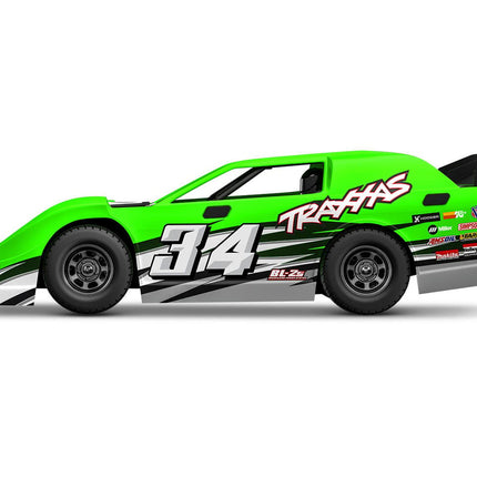 Traxxas Slash® Late Model 1/10 RTR 2WD Dirt Oval Racer w/TQ 2.4Ghz Radio TRA104364-74