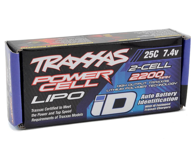 Traxxas  2820X 2S "Power Cell" 25C LiPo Battery w/iD Traxxas Connector (7.4V/2200mAh) TRA2820X