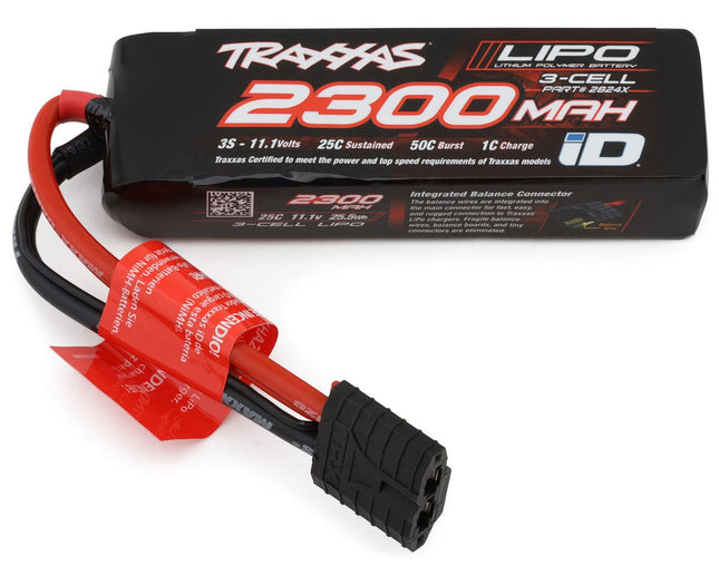 Traxxas 2824X 3S "Power Cell" 25C LiPo Battery (11.1V/2300mAh) w/iD Connector TRA2824X