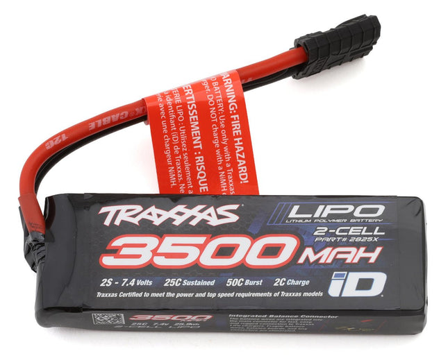 Traxxas 2825X 2S "Power Cell" 25C LiPo Battery w/iD Connector (7.4V/3500mAh) TRA2825X