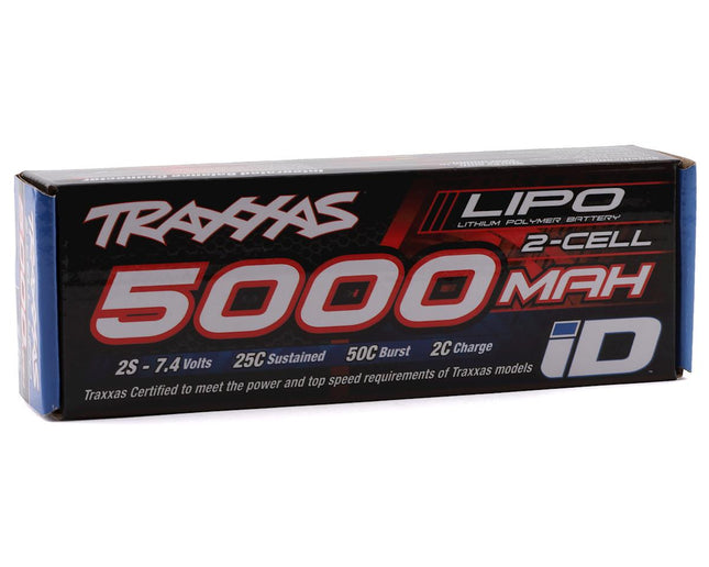 Traxxas 2842X 2S "Power Cell" 25C Lipo Battery w/iD Traxxas Connector (7.4V/5000mAh) TRA2842X