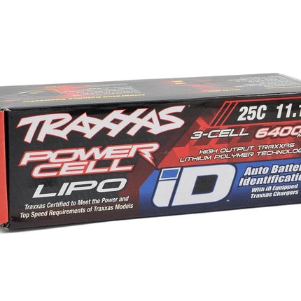 Traxxas 2857X 3S "Power Cell" 25C LiPo Battery w/iD Traxxas Connector (11.1V/6400mAh) TRA2857X