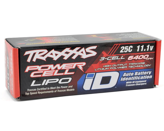 Traxxas 2857X 3S "Power Cell" 25C LiPo Battery w/iD Traxxas Connector (11.1V/6400mAh) TRA2857X